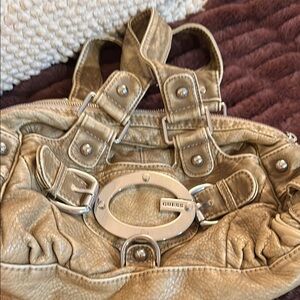 Guess Tan Leather Women's Bag